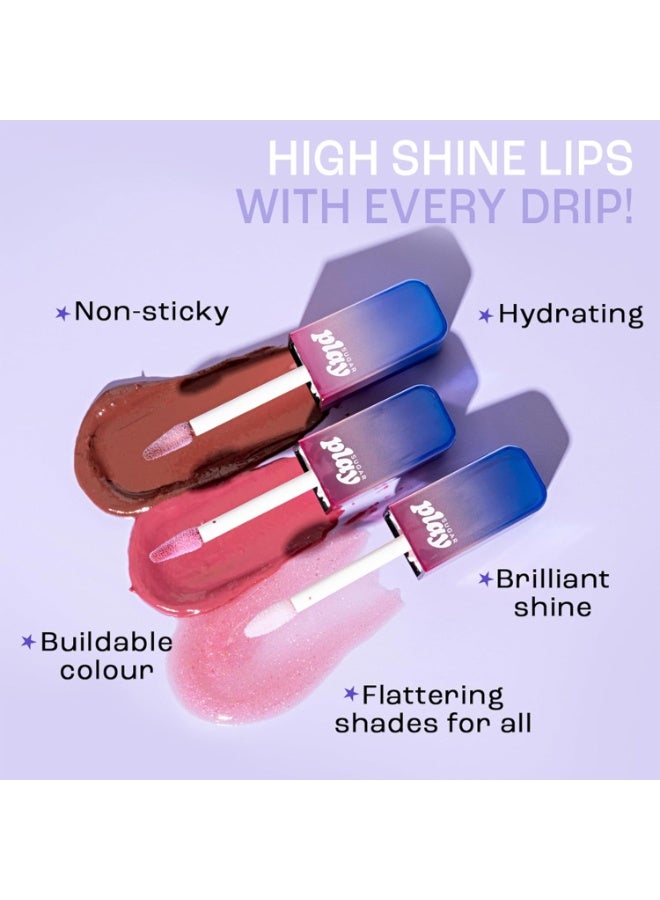 SUGAR Cosmetics PLAY POWER DRIP LIP GLOSS 01 Mood PINK - Image 3